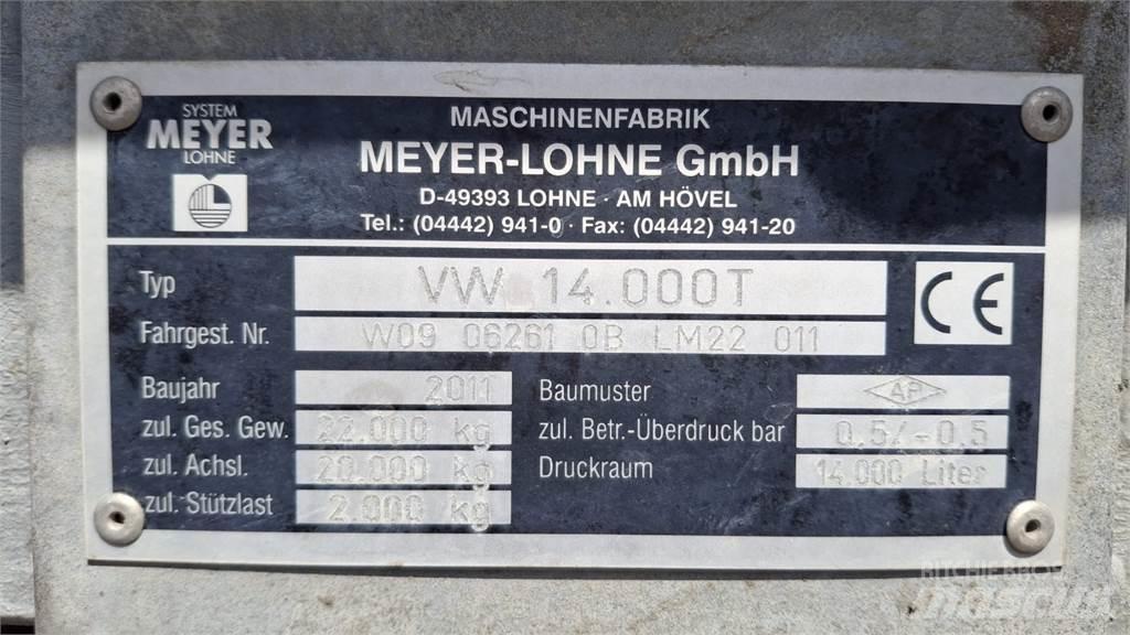 Meyer VW 14.000T Gübre dagitma tankerleri