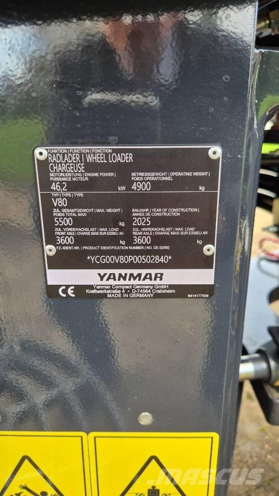 Yanmar V80/5 Tekerlekli yükleyiciler