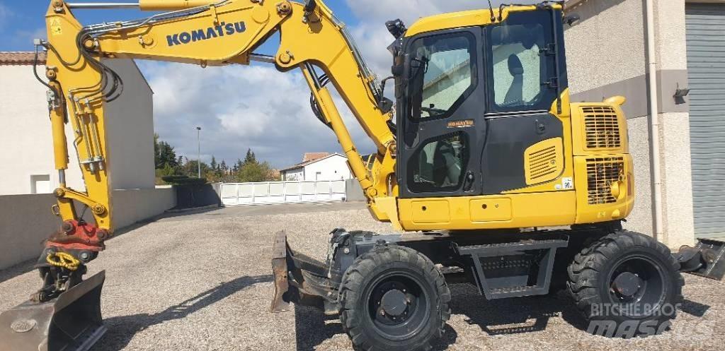 Komatsu PW98 MR10 Lastik tekerli ekskavatörler