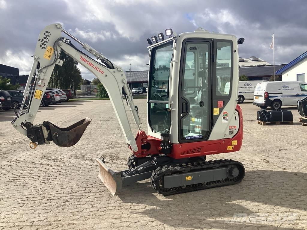 Takeuchi TB 216 Mini ekskavatörler, 7 tona dek