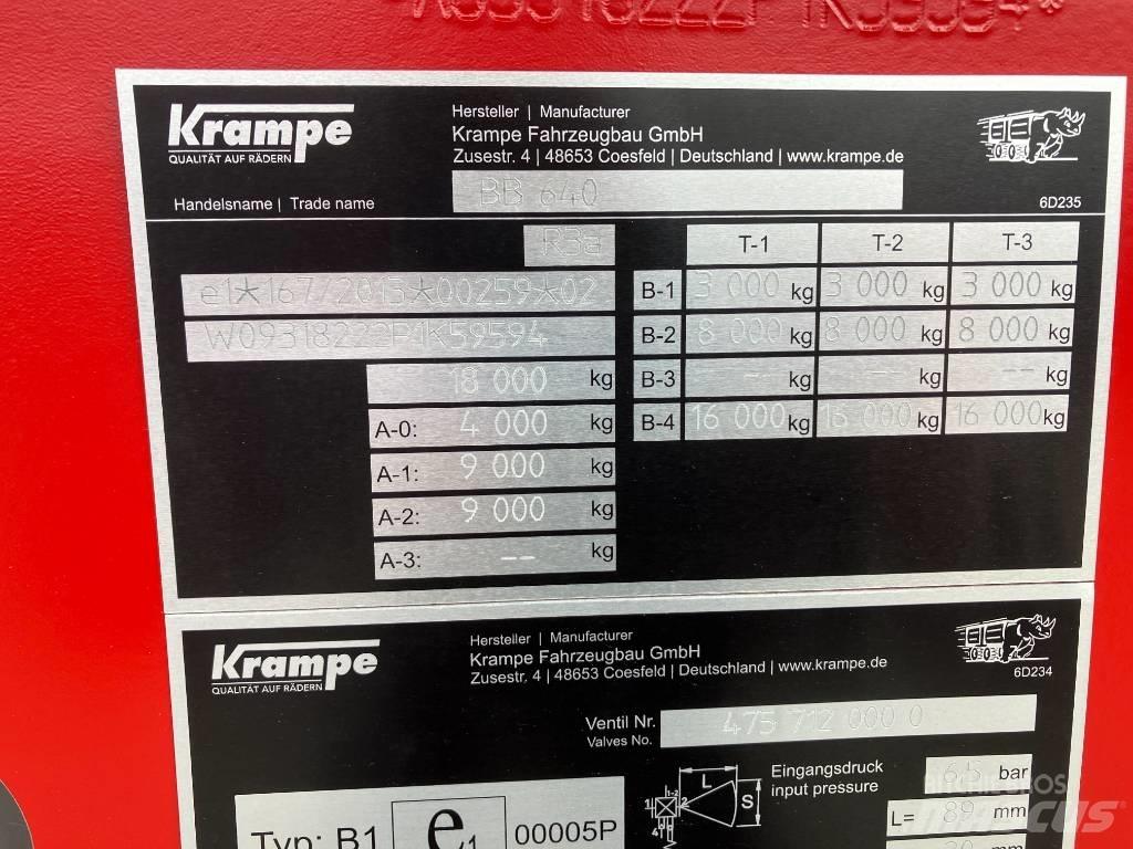 Krampe BB640 Silo tankeri