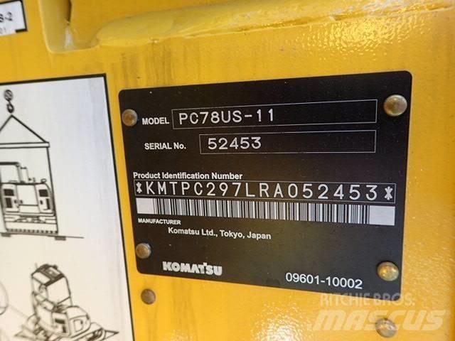 Komatsu PC78US-11 Paletli ekskavatörler