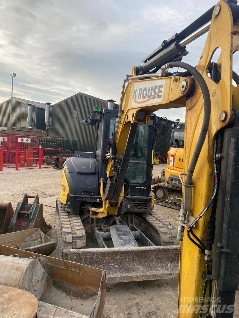 Yanmar Vio 50-6B Mini ekskavatörler, 7 tona dek