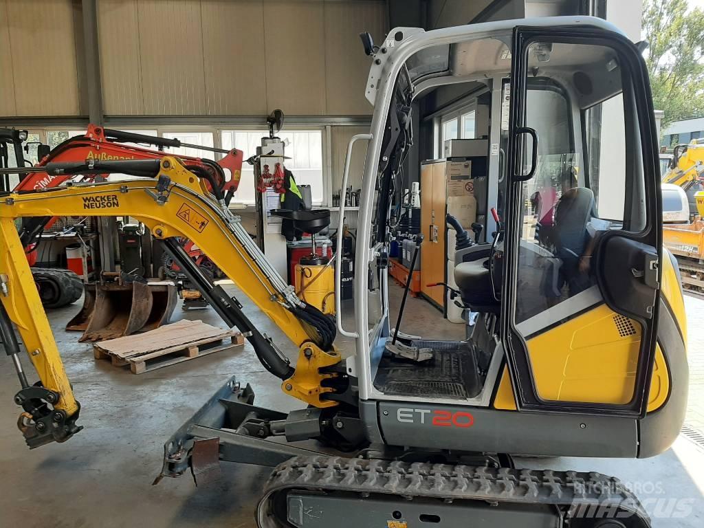 Wacker Neuson ET20 Paletli ekskavatörler