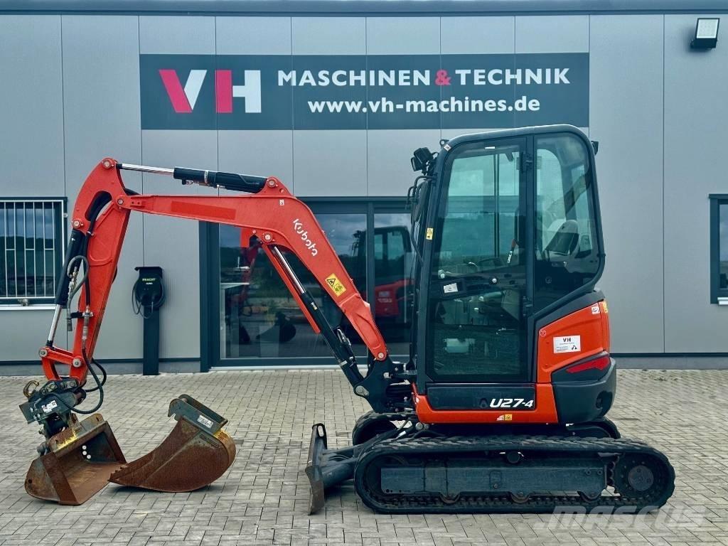 Kubota U 27-4 Mini ekskavatörler, 7 tona dek
