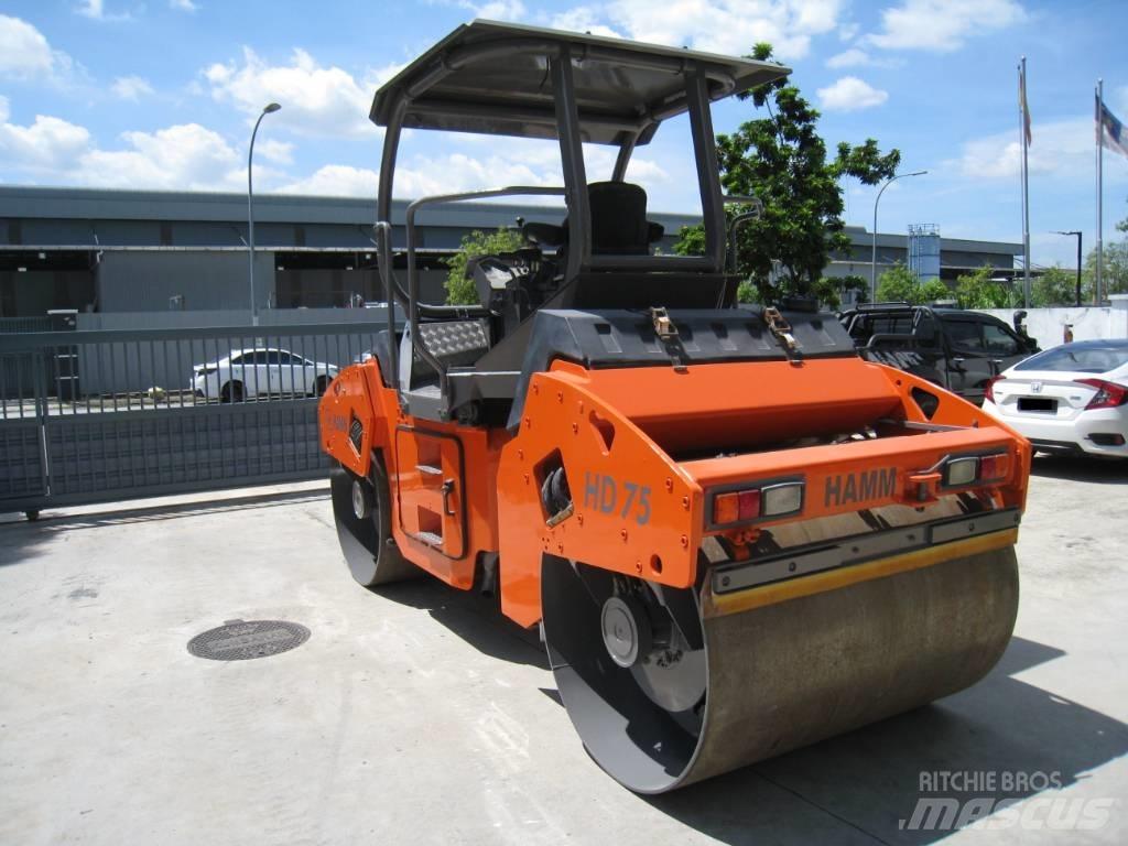Hamm HD 75 Çift tamburlu silindirler