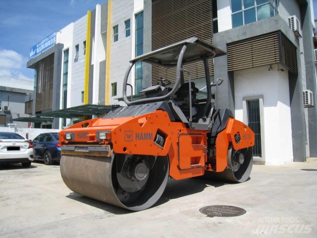 Hamm HD 75 Çift tamburlu silindirler