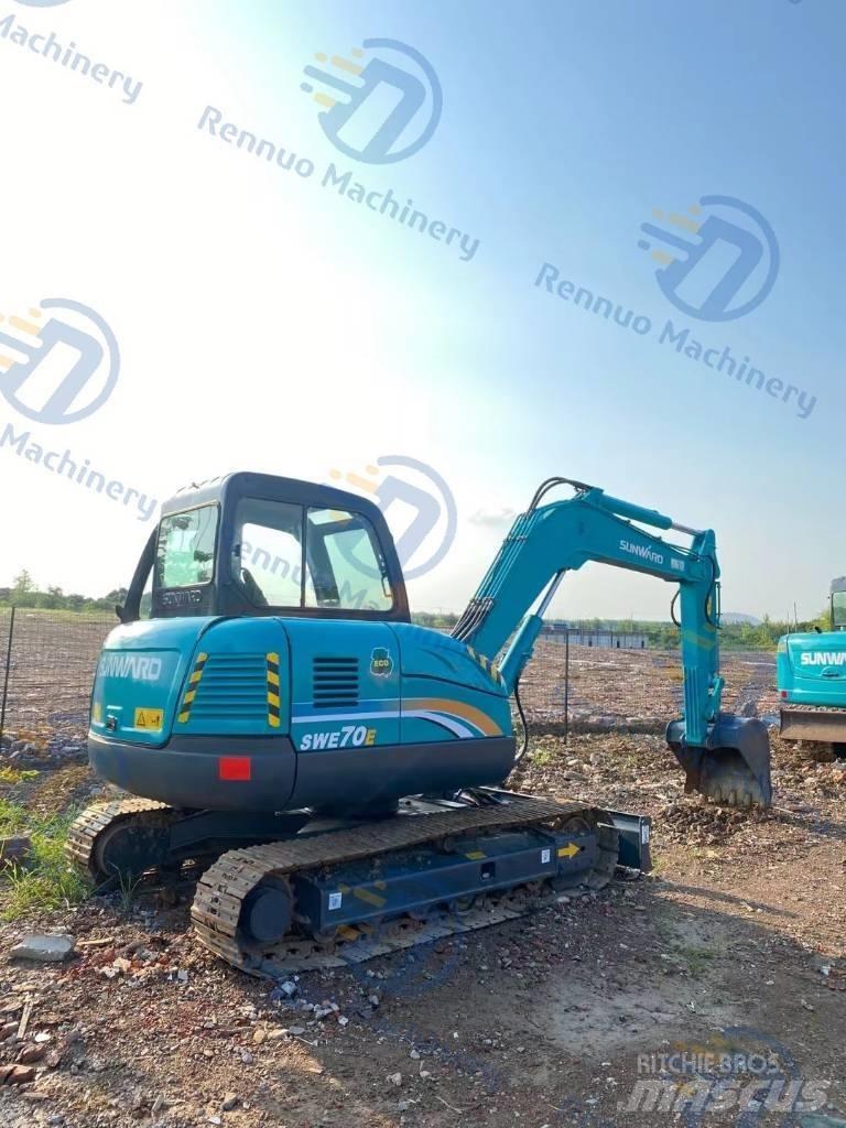 Sunward SWE70 Mini ekskavatörler, 7 tona dek