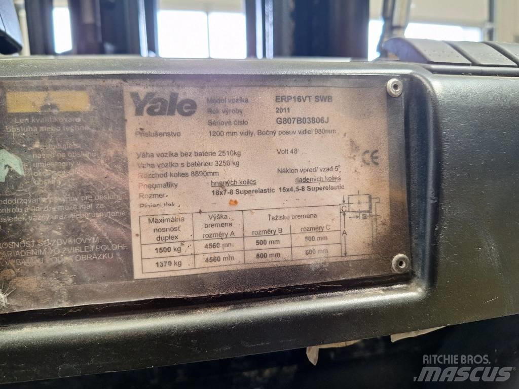 Yale ERP16VT Elektrikli forkliftler