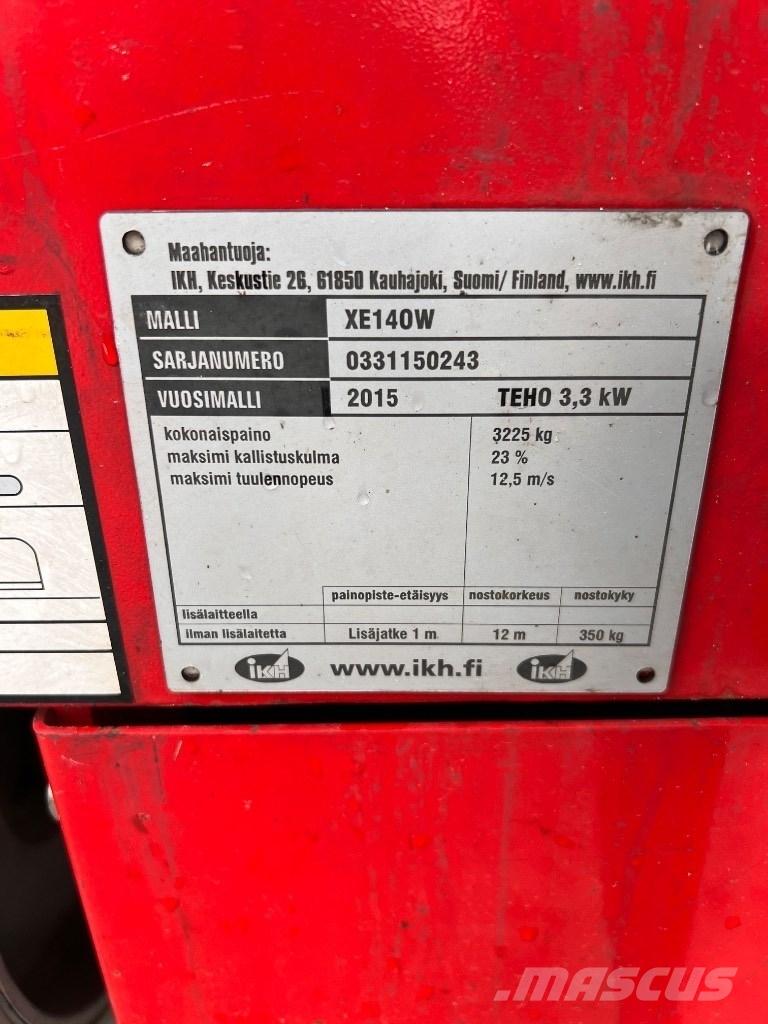 Mantall XE140W Makasli platformlar
