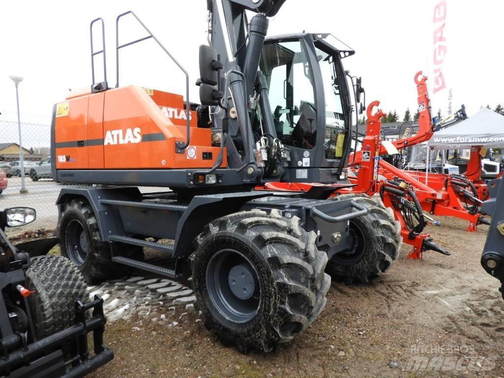 Atlas 185W Lastik tekerli ekskavatörler
