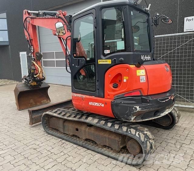 Kubota KX057-4 Mini ekskavatörler, 7 tona dek