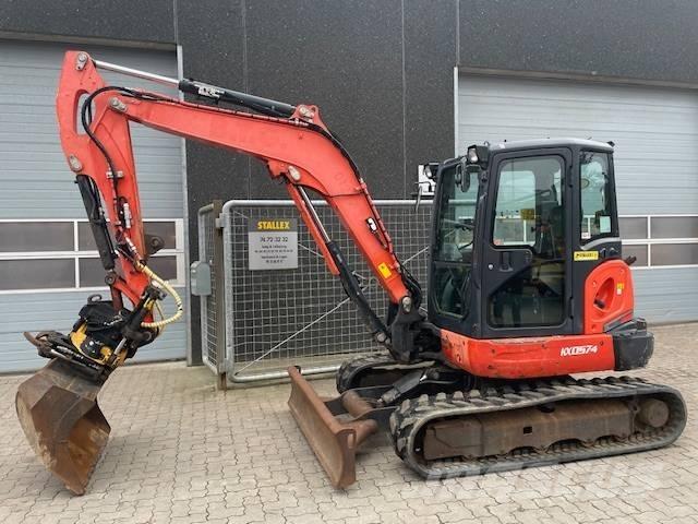 Kubota KX057-4 Mini ekskavatörler, 7 tona dek