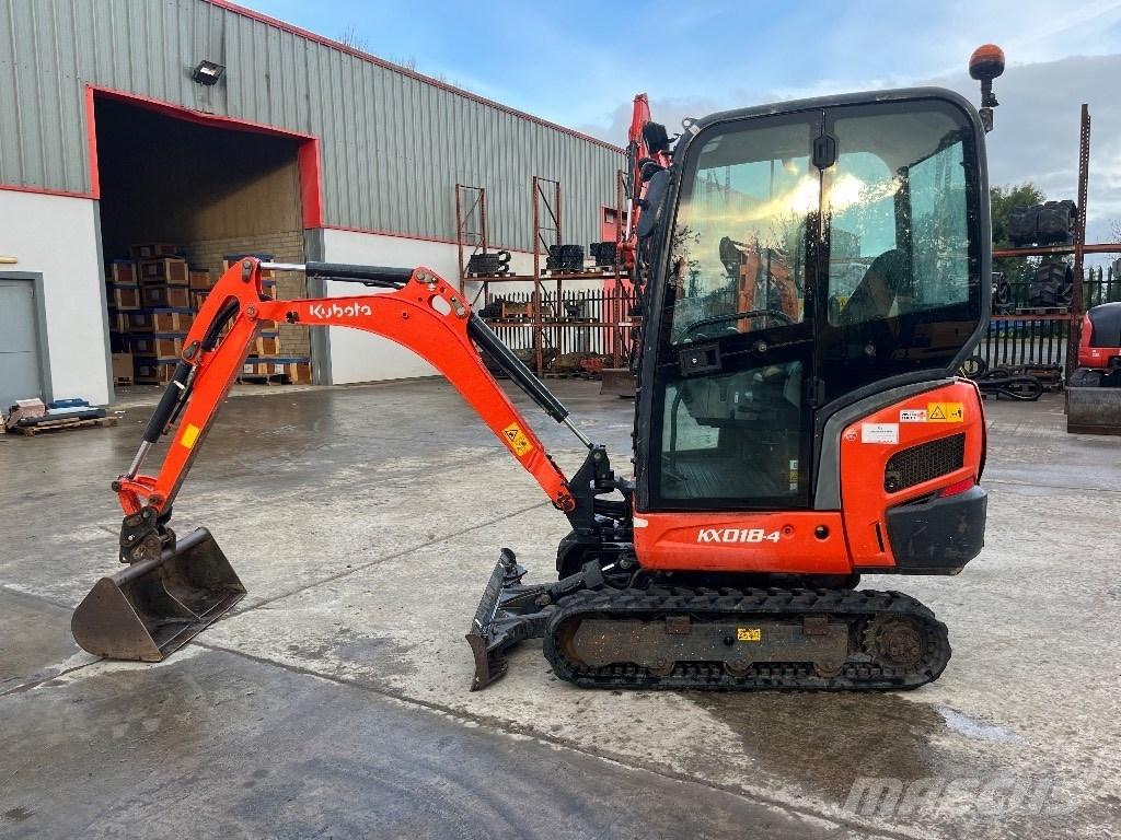 Kubota KX 018-4 Mini ekskavatörler, 7 tona dek