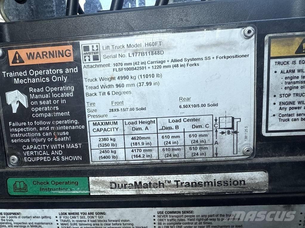 Hyster H 60 FT Diger