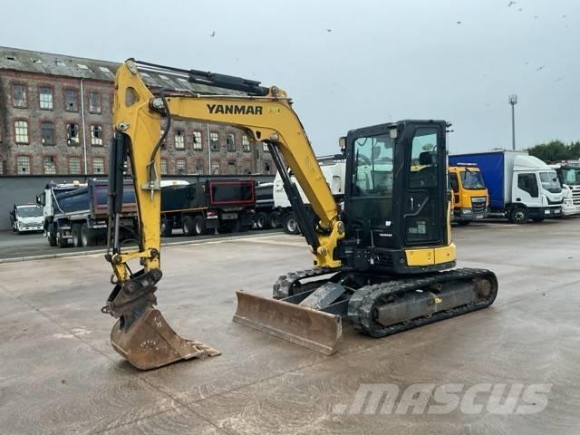 Yanmar Vio 50-6B Mini ekskavatörler, 7 tona dek