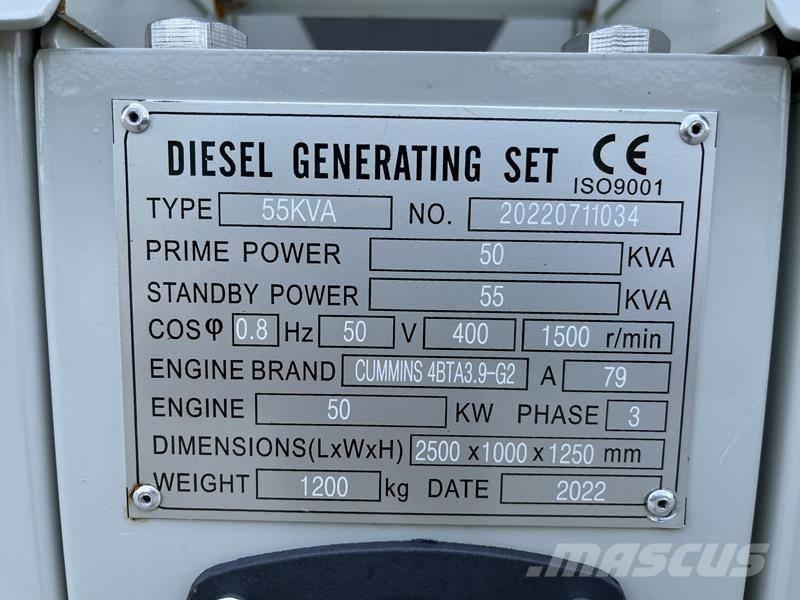 Cummins 55 kVA Dizel Jeneratörler