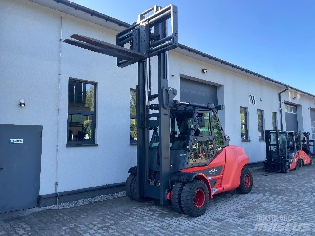 Linde H80T-03/1100 LPG'li forkliftler