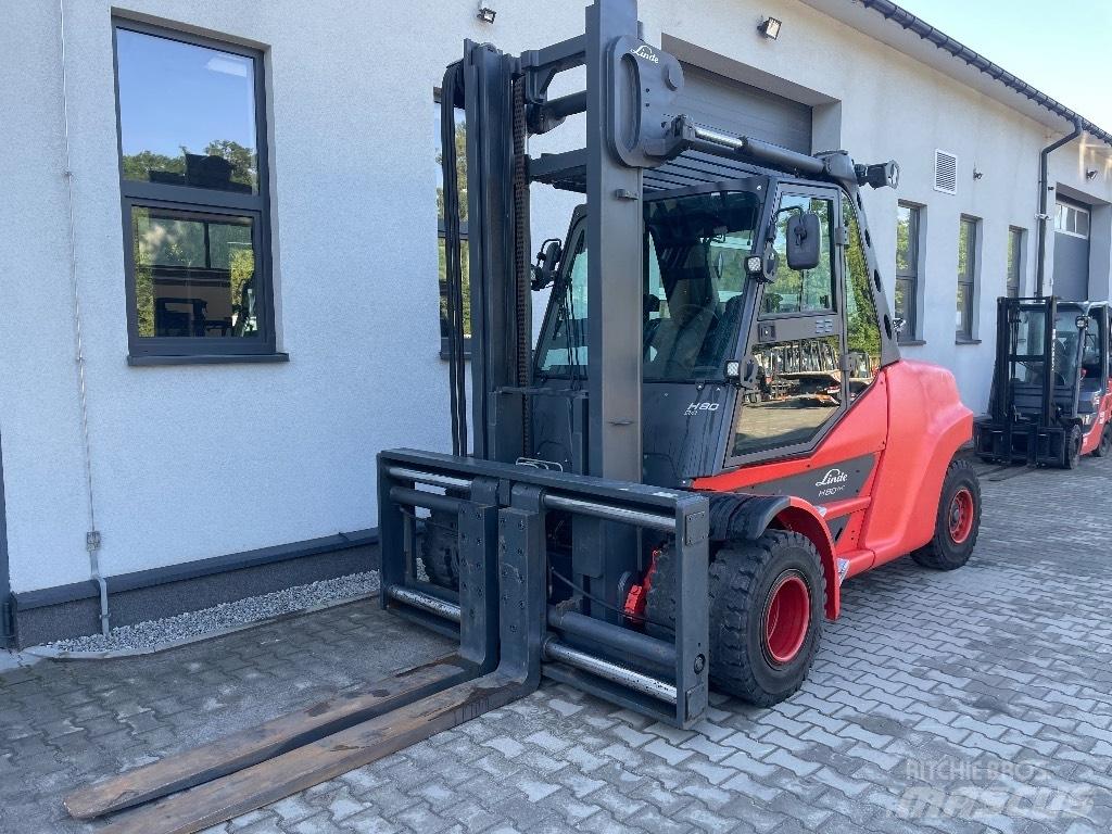 Linde H80T-03/1100 LPG'li forkliftler