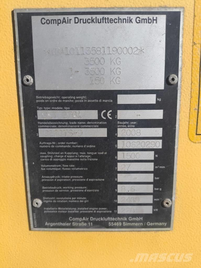 Compair DLT2701 Kompresörler