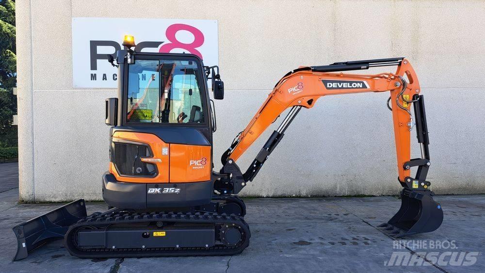 Develon DX 35 Z-7 Mini ekskavatörler, 7 tona dek