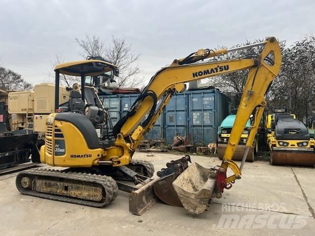 Komatsu PC 35 MR 5 Mini ekskavatörler, 7 tona dek
