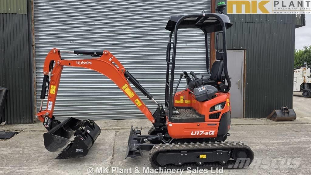Kubota U 17-3a Mini ekskavatörler, 7 tona dek