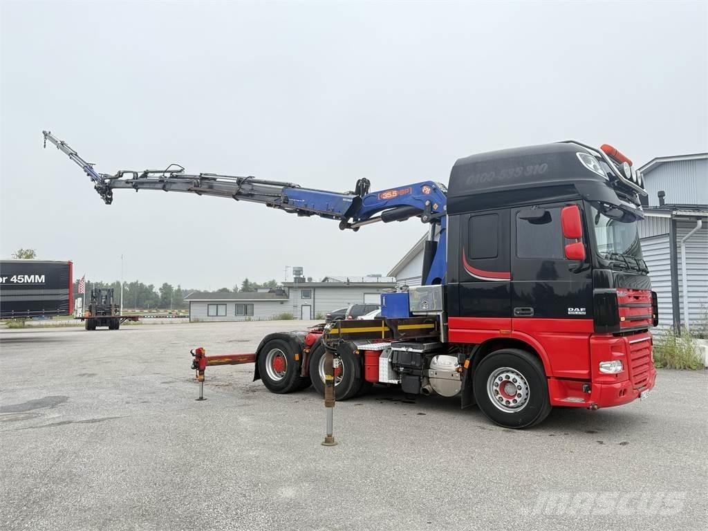 DAF XF105.510 6X4 Araç üzeri vinçler