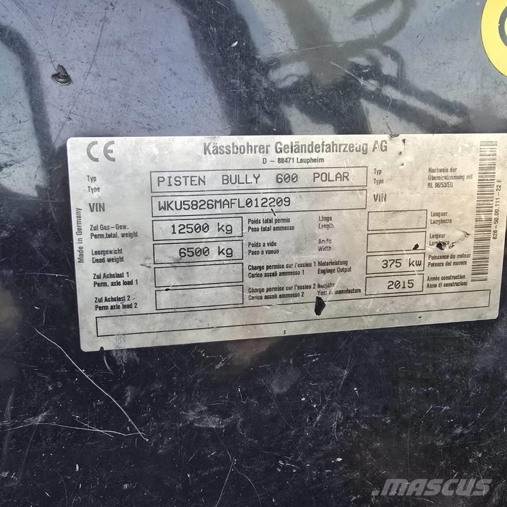 Kässbohrer PB 600 Kar düzleyiciler