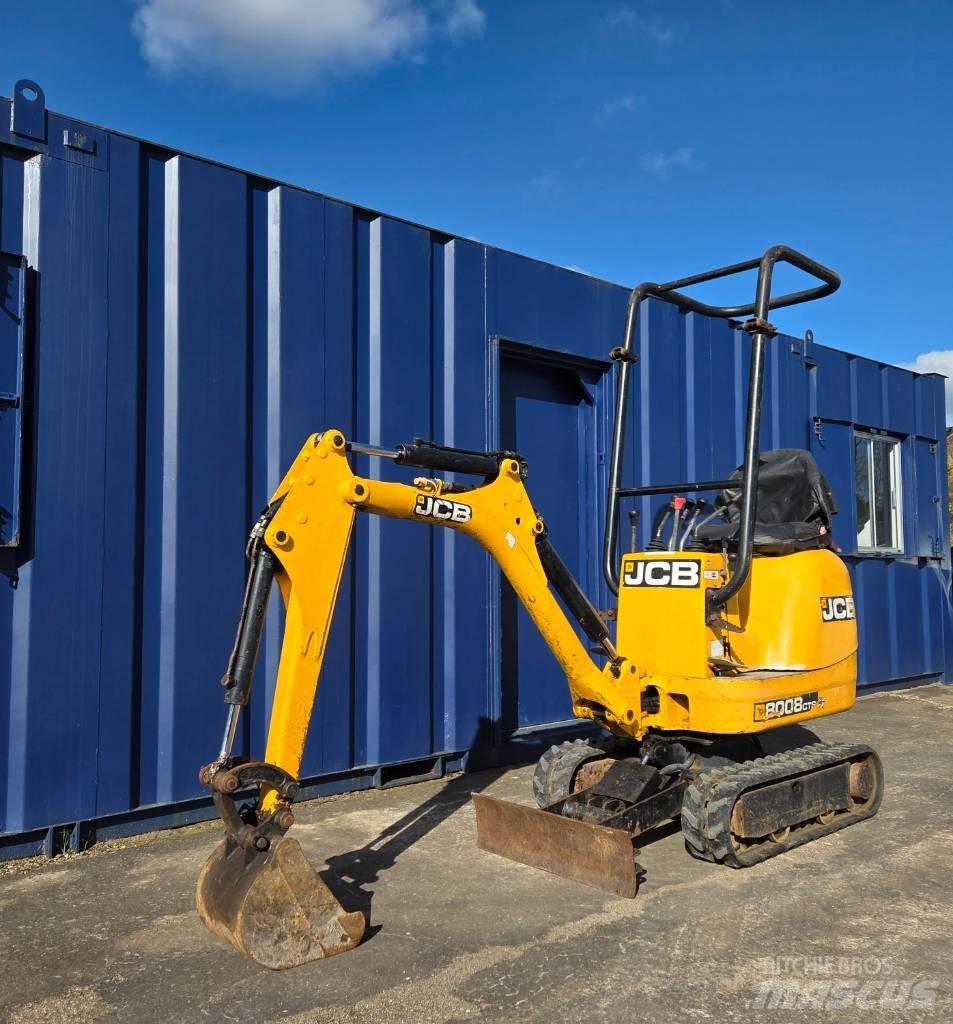 JCB 8008 CTS 3 Bkts Mini ekskavatörler, 7 tona dek