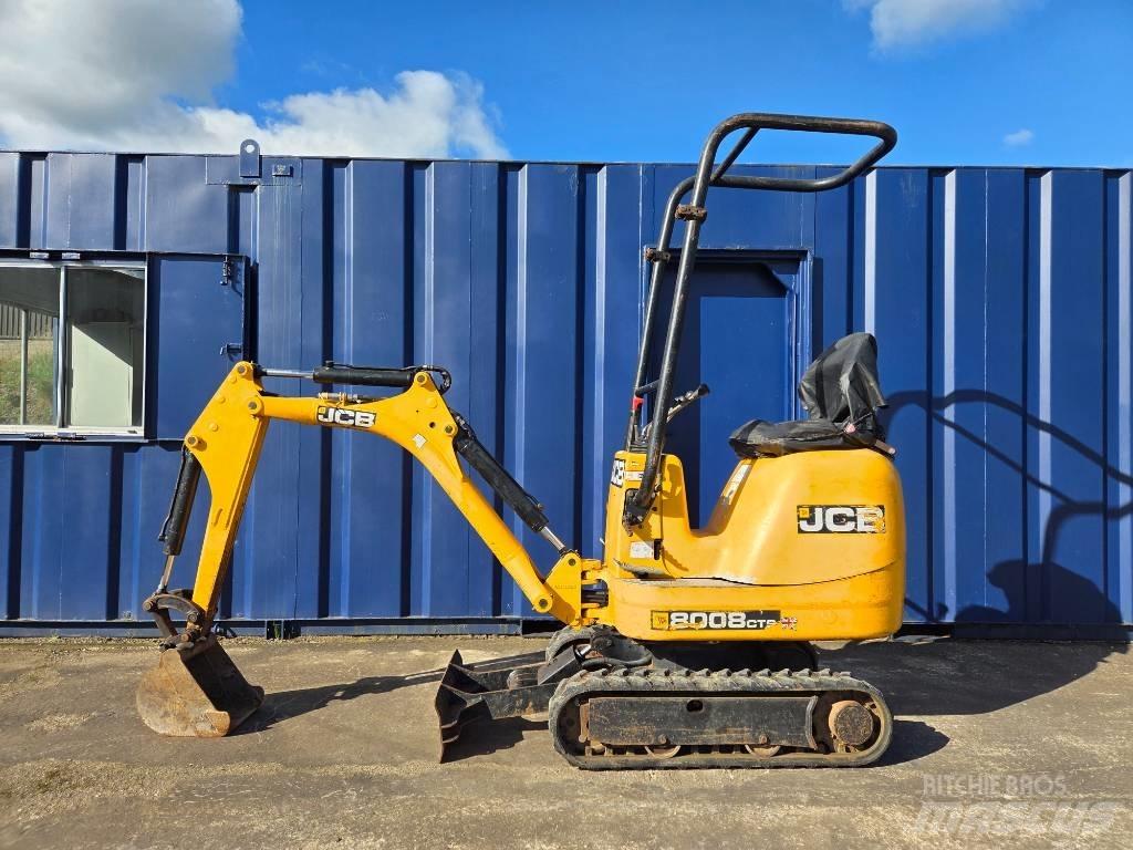 JCB 8008 CTS 3 Bkts Mini ekskavatörler, 7 tona dek