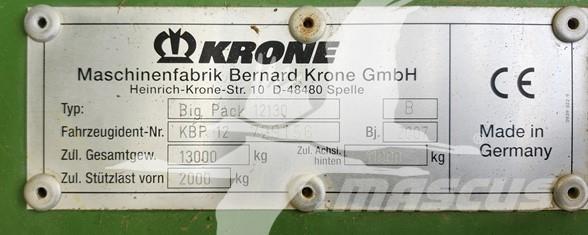 Krone BP12130 Küp balya makinalari