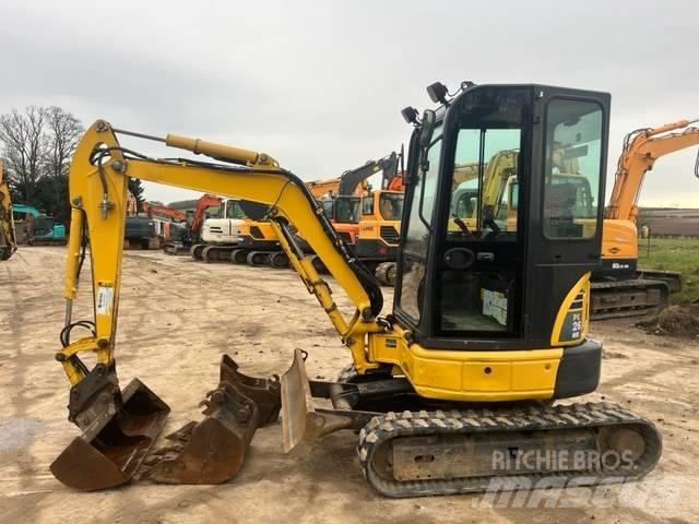Komatsu PC 26 MR-3 Mini ekskavatörler, 7 tona dek