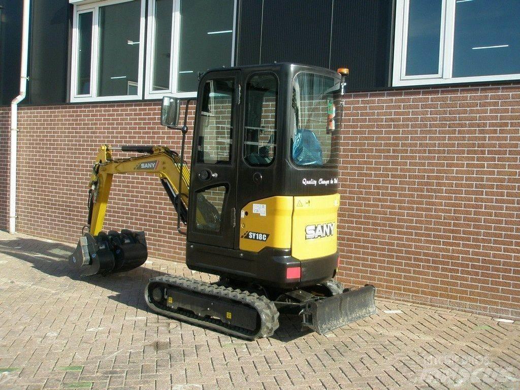 Sany SY18C Mini ekskavatörler, 7 tona dek