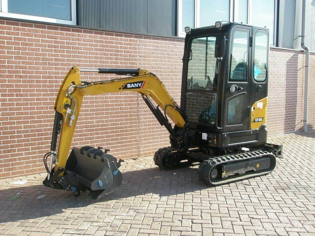 Sany SY18C Mini ekskavatörler, 7 tona dek