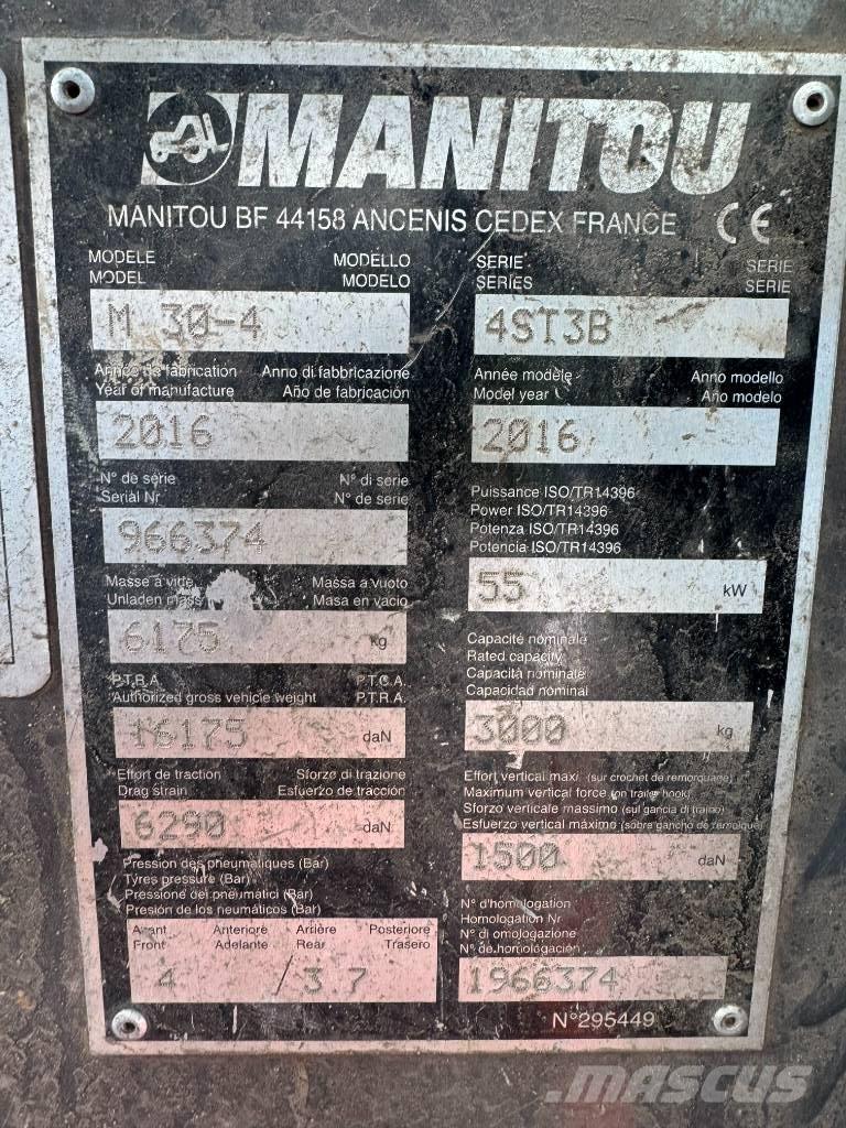 Manitou M30-4 Dizel forkliftler