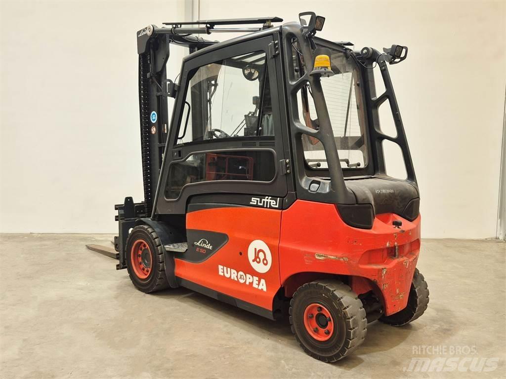 Linde E50HL 01 600 Elektrikli forkliftler