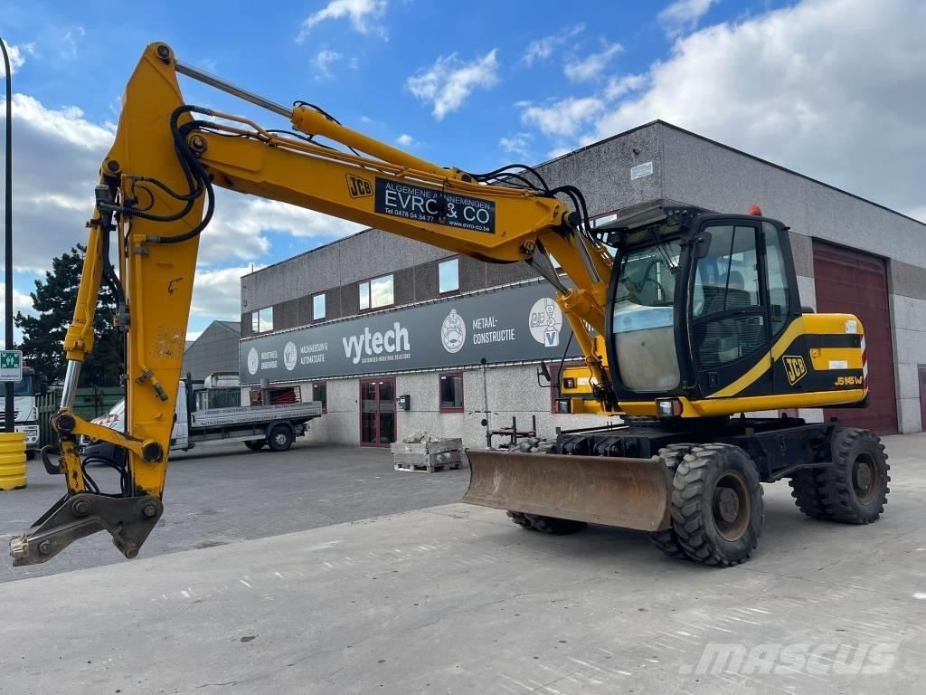 JCB JS 145 W Lastik tekerli ekskavatörler