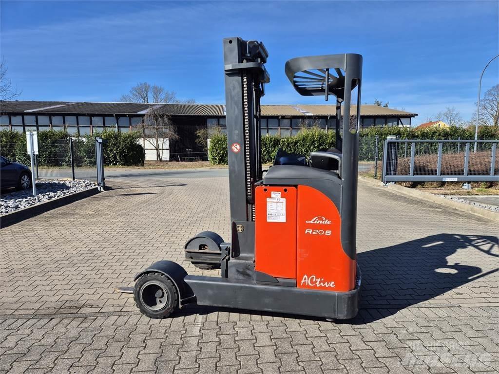 Linde R20G-12 Reach truck - depo içi istif araçları