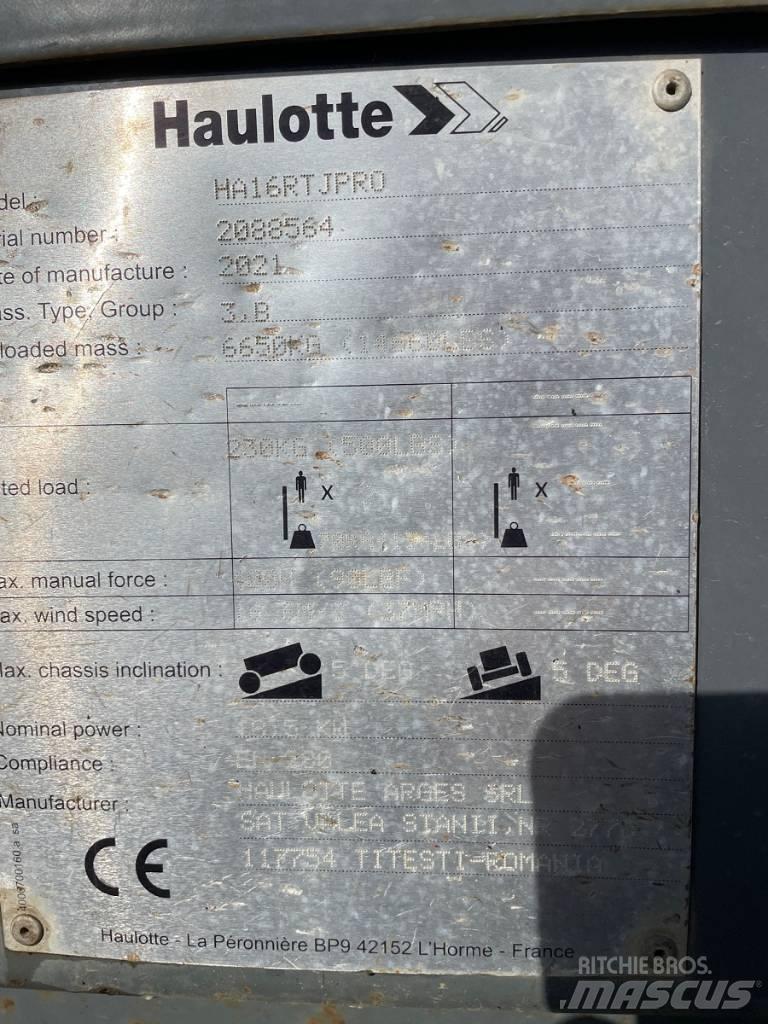 Haulotte HA16RTJ PRO Kompakt kendinden tahrikli personel platformları