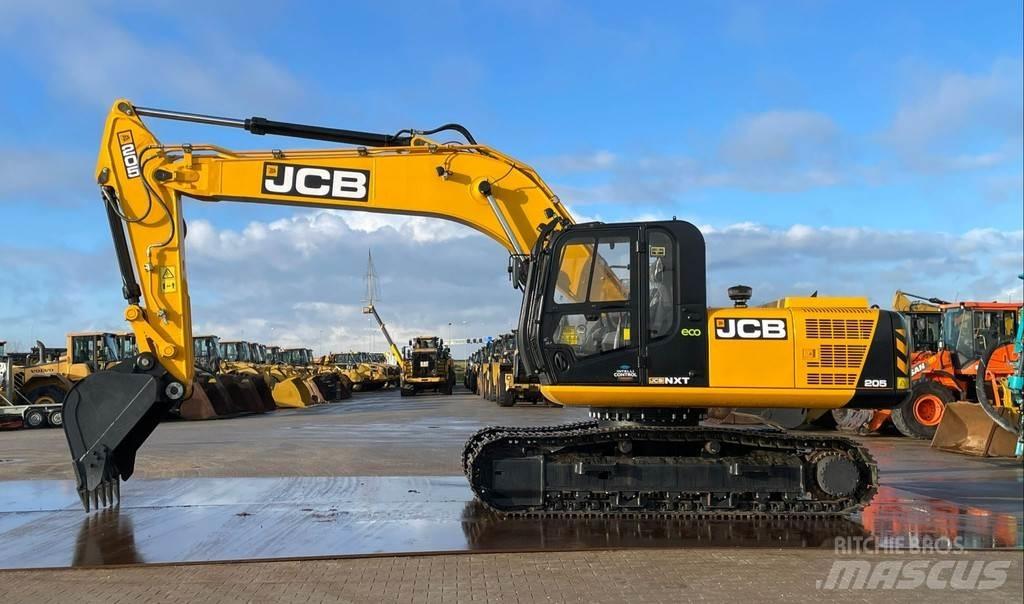 JCB 205 Paletli ekskavatörler