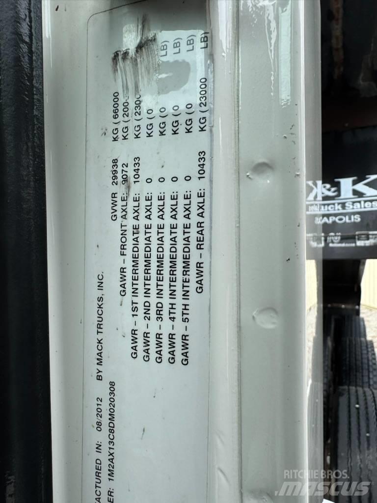 Mack GU813 Damperli kamyonlar