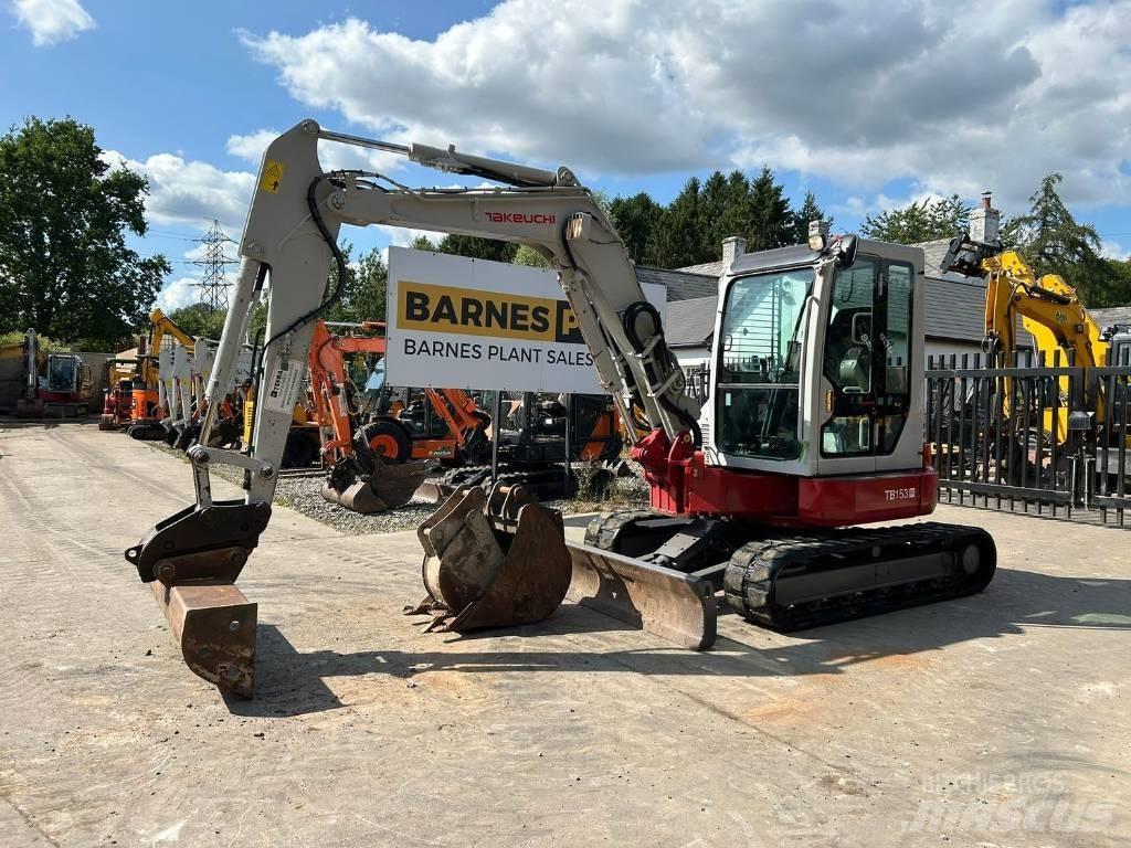 Takeuchi TB 153 FR Midi ekskavatörler 7 - 12 t