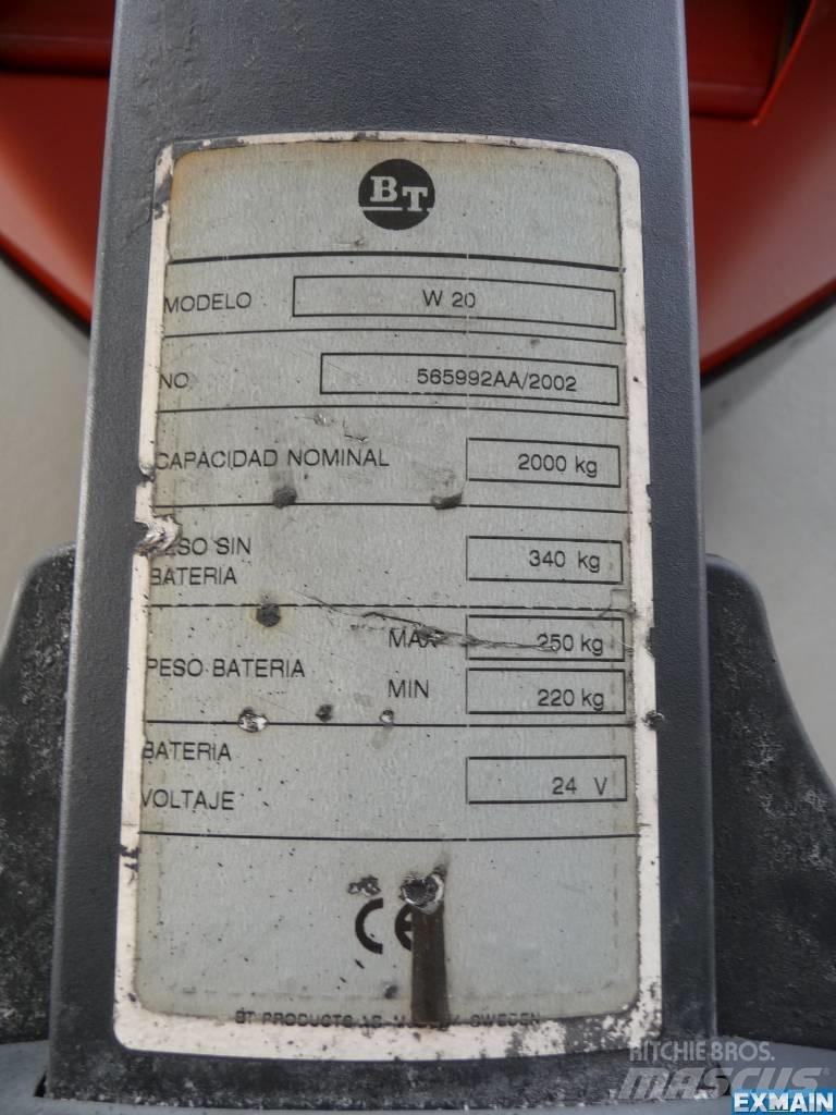 BT W 20 Düsük seviye kaldirici