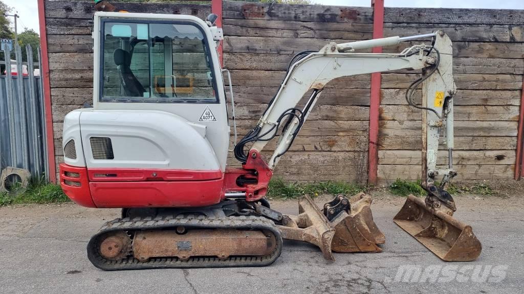 Takeuchi TB 230 Mini ekskavatörler, 7 tona dek