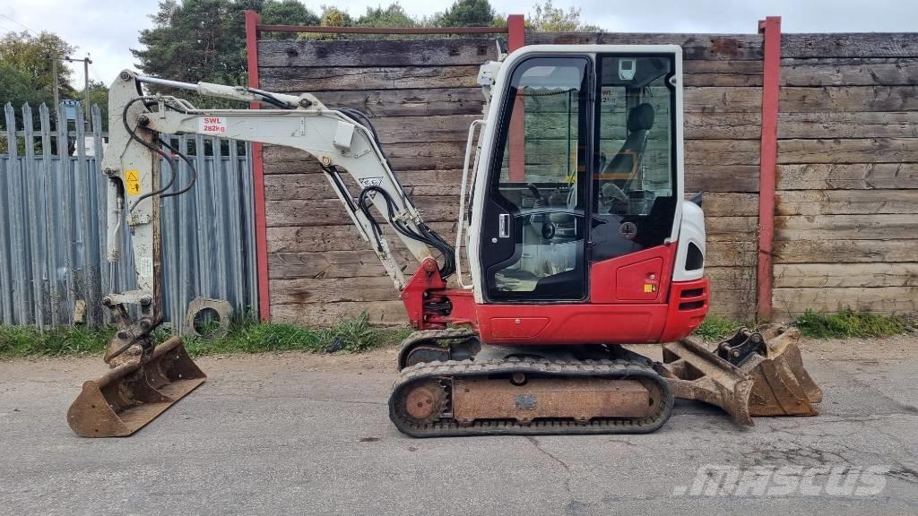 Takeuchi TB 230 Mini ekskavatörler, 7 tona dek