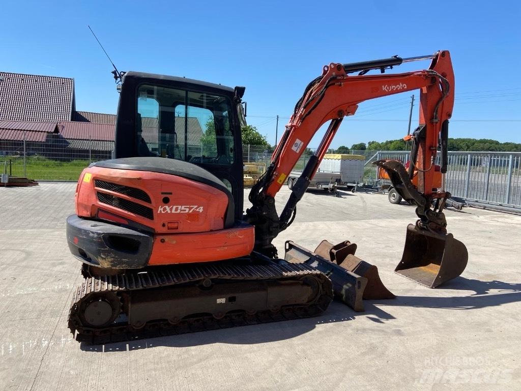 Kubota KX 057-4 Mini ekskavatörler, 7 tona dek