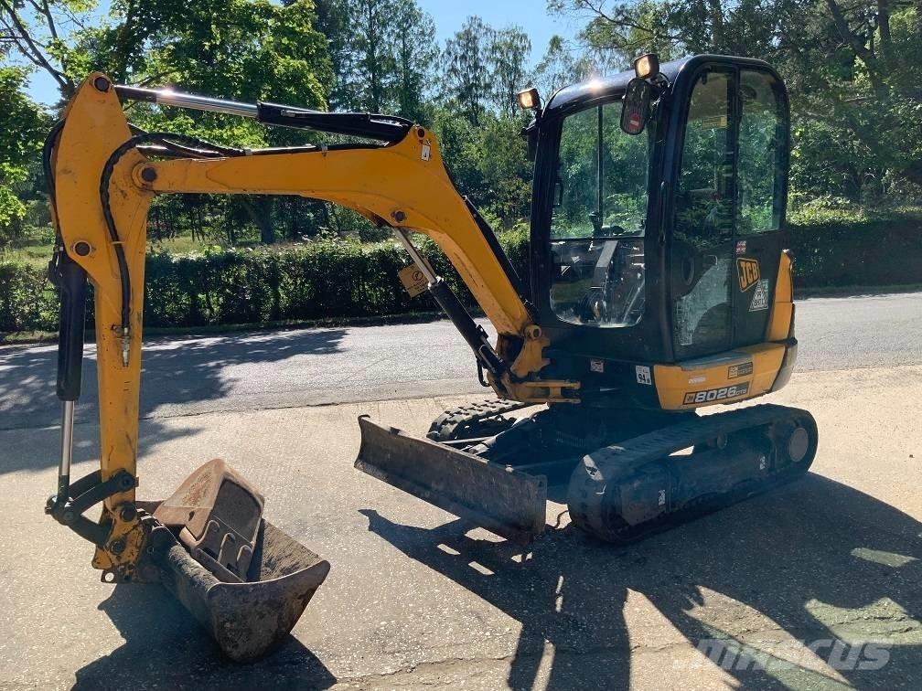 JCB 8026 CTS Mini ekskavatörler, 7 tona dek