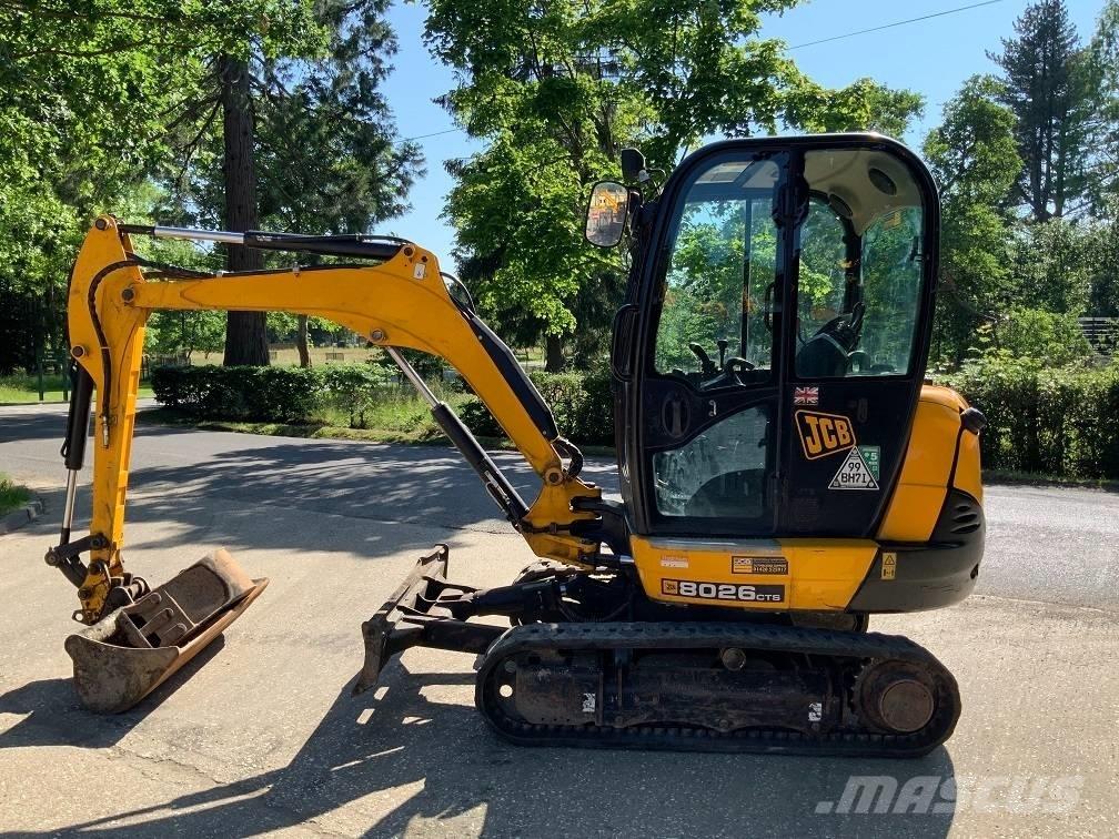 JCB 8026 CTS Mini ekskavatörler, 7 tona dek