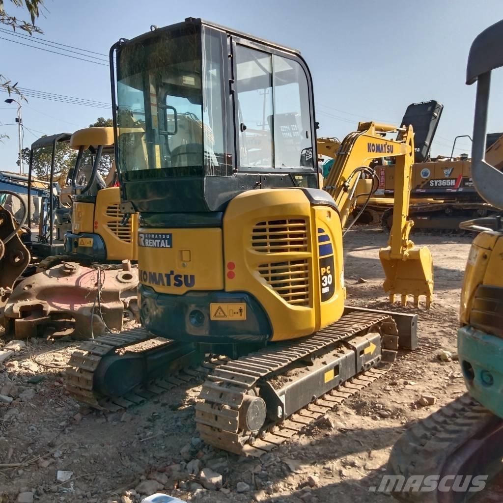Komatsu PC 30 MR-3 Mini ekskavatörler, 7 tona dek